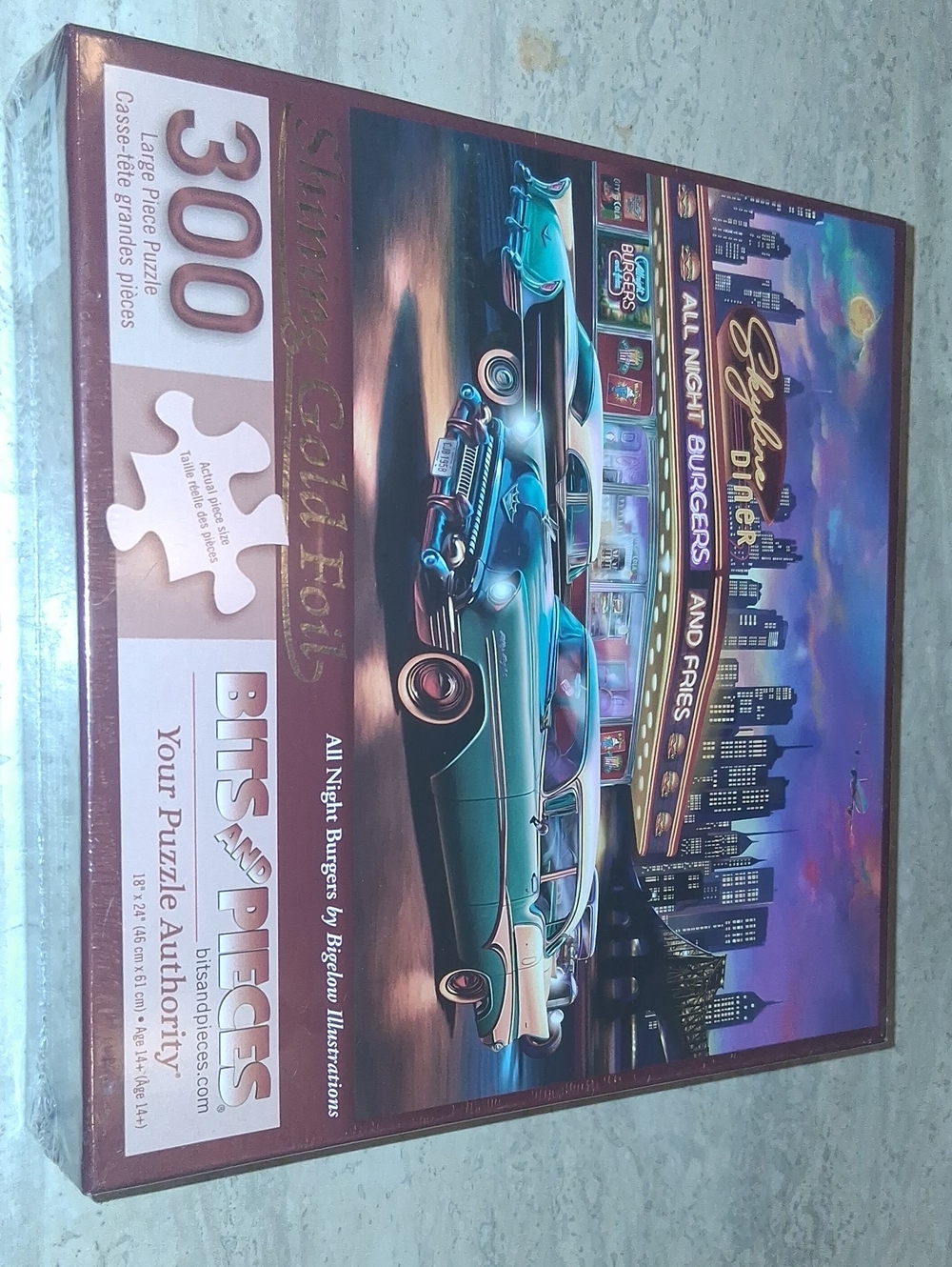 Bits & Pieces All Night Burgers 300-Piece Puzzle